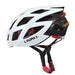 Livall BH60SE Smart Bluetooth Helmet White Side View with Straps Hanging