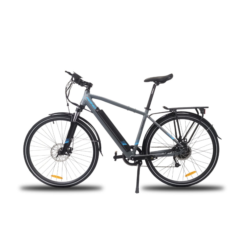 MONO ARES 350W 48 15Ah Electric Bike Matt Grey Left Side View