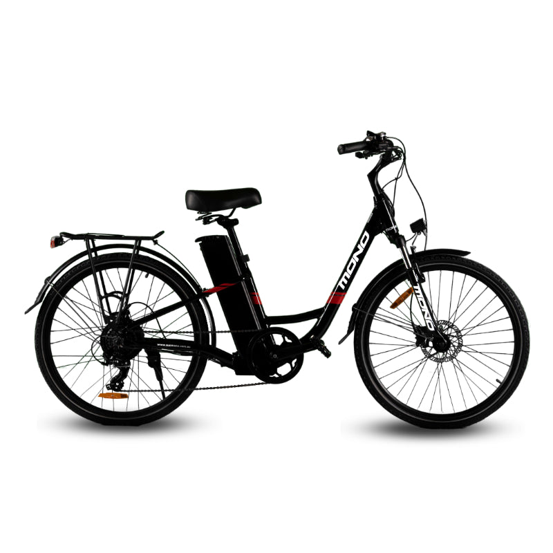 MONO AURA PLUS 500W 48V 21Ah Electric Bike Black Right Side View