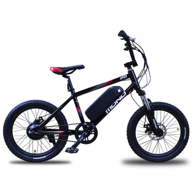 MONO BMX 20C088  200W  36V 7.8 Ah Electric Bike Black Side View