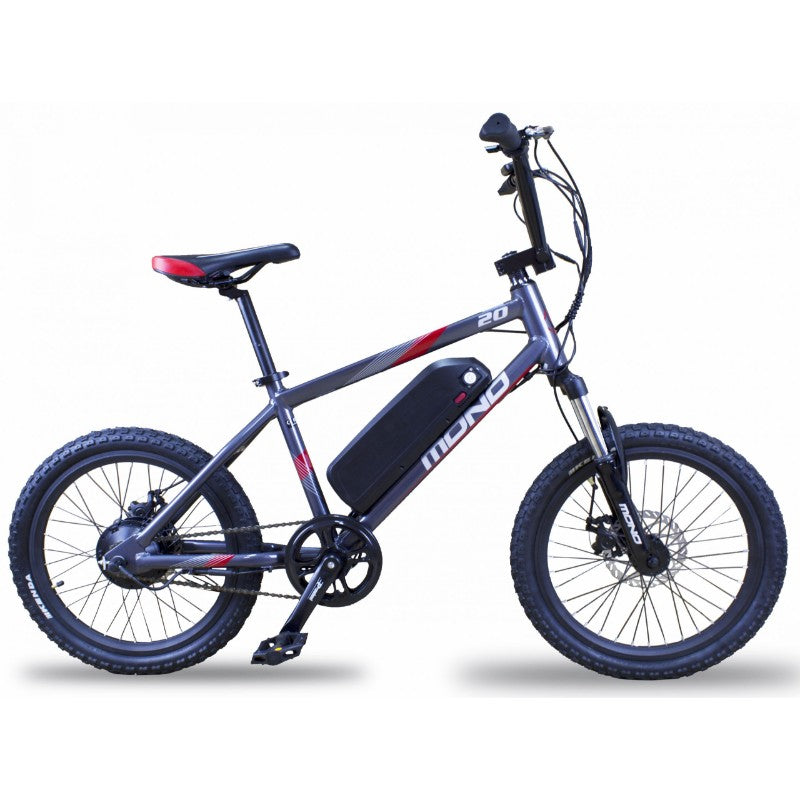 MONO BMX 20C088  200W  36V 7.8 Ah Electric Bike Grey Right Side View