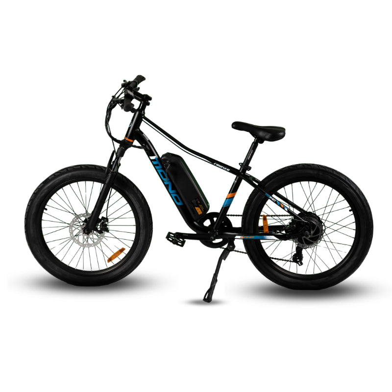 MONO JUNO 500W 48V 15Ah Electric Bike Black Left Side View