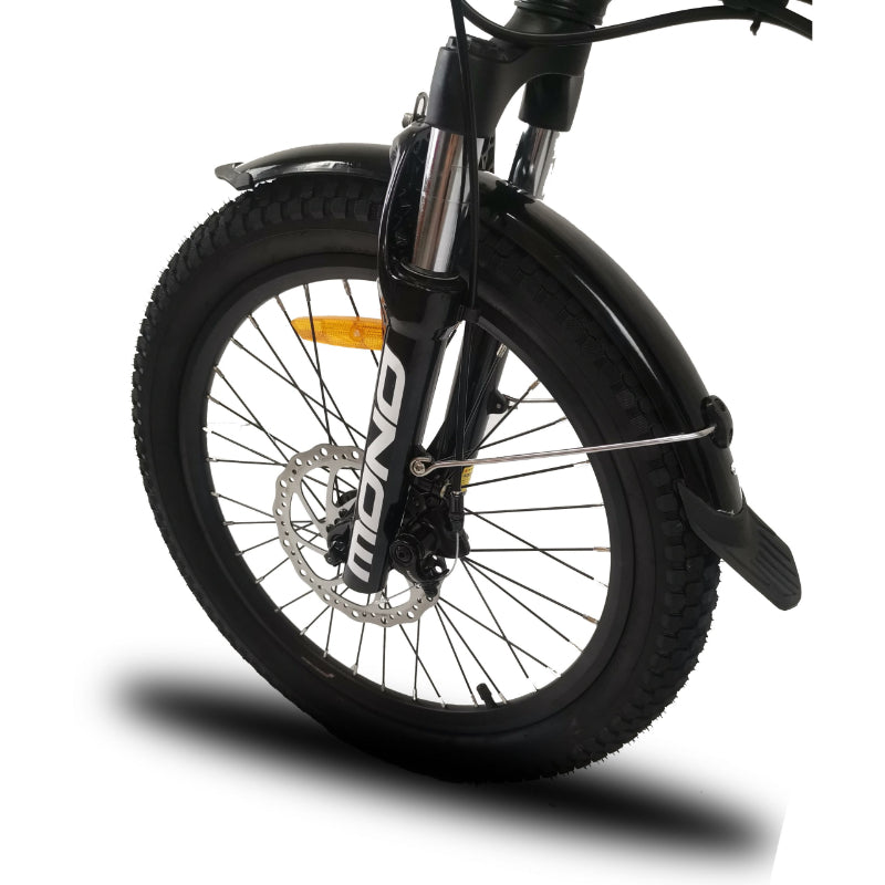 MONO MARS 500W 48V 15A Electric Bike Front Tyre View