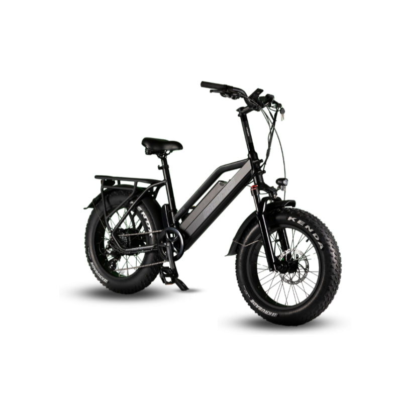 MONO TERRA 750W 48V 15Ah Electric Bike Black Front Side View