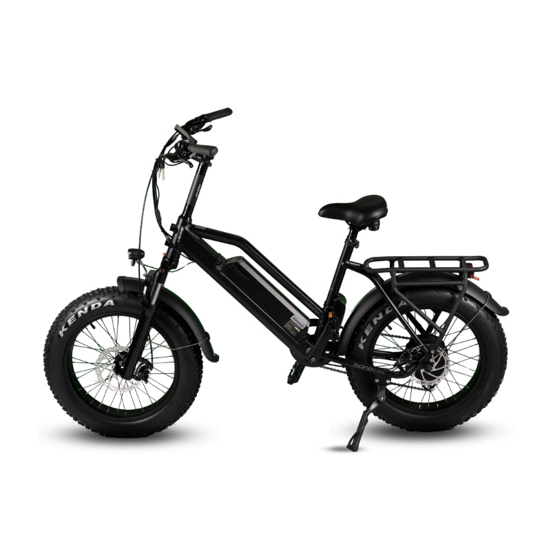 MONO TERRA 750W 48V 15Ah Electric Bike Black Left Side View