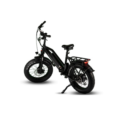 MONO TERRA 750W 48V 15Ah Electric Bike Black Rear Side View