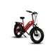 MONO TERRA 750W 48V 15Ah Electric Bike Red Front Side View