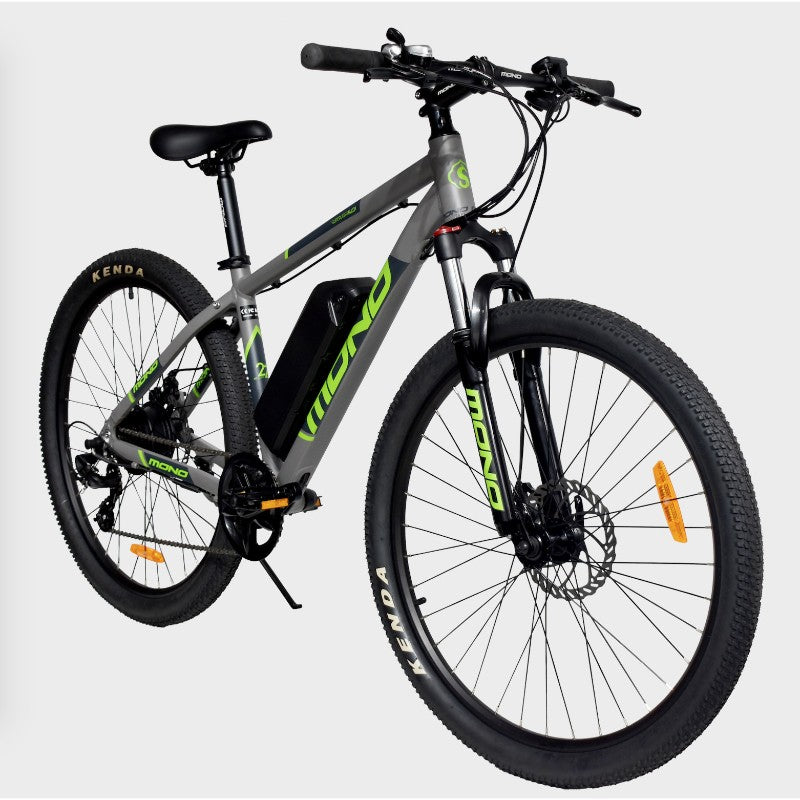 MONO TITAN 250W 36V 13Ah Electric Bike Grey Front Side View