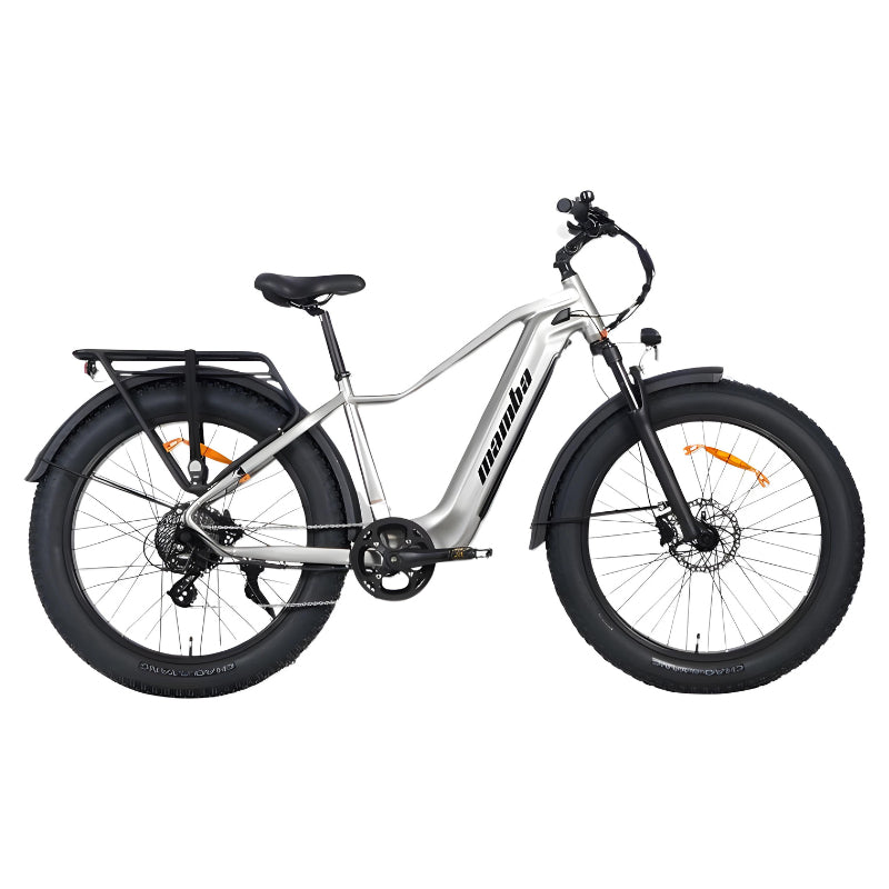 Mamba Gallivanter 720W 48V 15Ah Electric Bike in Grey Right Side View