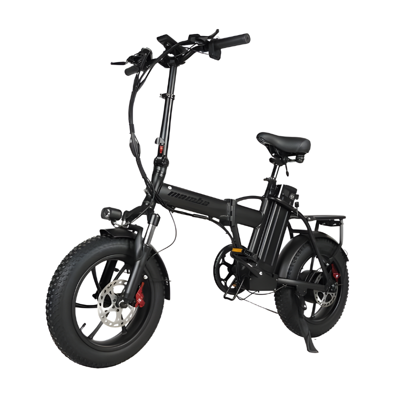 Mamba Taureg 500W 48V 18Ah Electric Bike in Dark Grey Front Side View