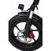 Mamba Taureg 500W 48V 18Ah Electric Bike in Dark Grey Front Tyre View