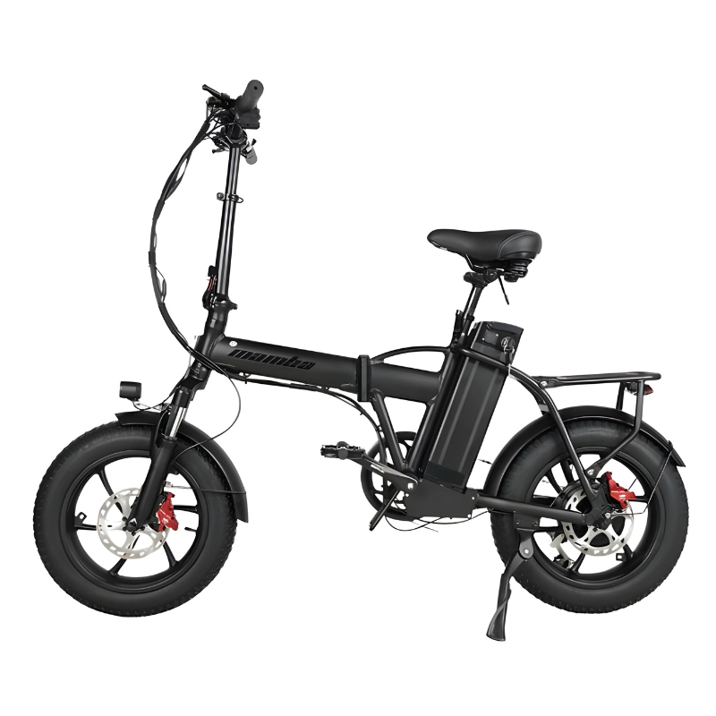 Mamba Taureg 500W 48V 18Ah Electric Bike in Dark Grey Left Side View