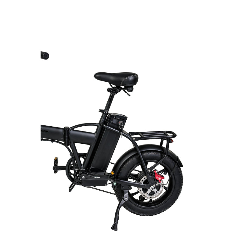 Mamba Taureg 500W 48V 18Ah Electric Bike in Dark Grey Rear Half Side View