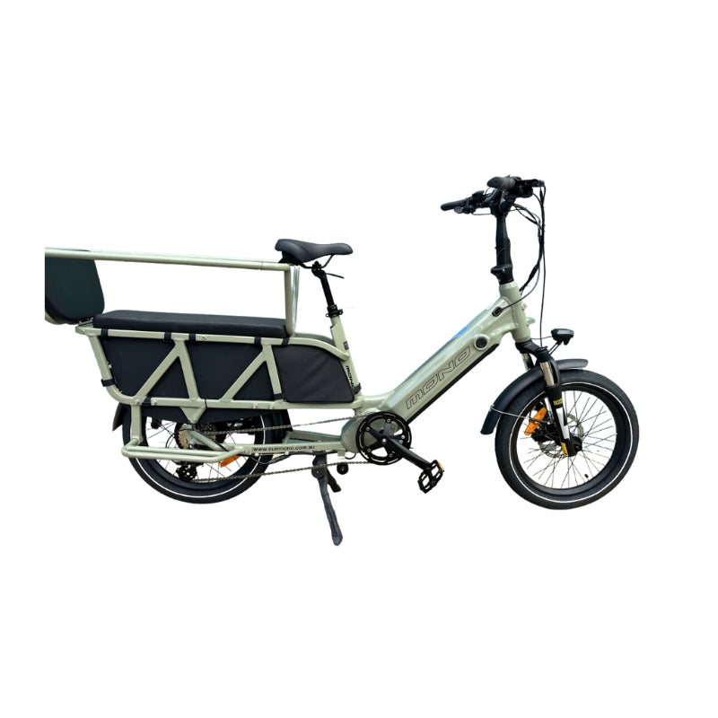 Mono Atlas Family Cargo E-Bike in Pastel Green