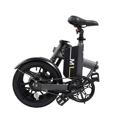 Moov8 M1 250W 36V 7.8Ah Electric Bike in Black Folded View