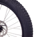 NCM Aspen Fat Tyre 250W 48V 13Ah Electric Bike in Black Wheel View