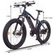 NCM Aspen Plus 250W 48V 16Ah Electric Bike in Black Size Guide