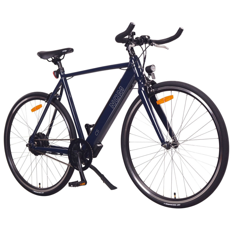 NCM C5 250W 36V Electric Bike Blue Front Side View