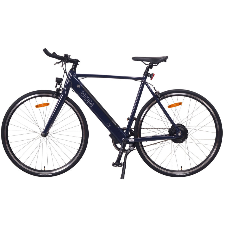 NCM C5 250W 36V Electric Bike Blue Left Side View