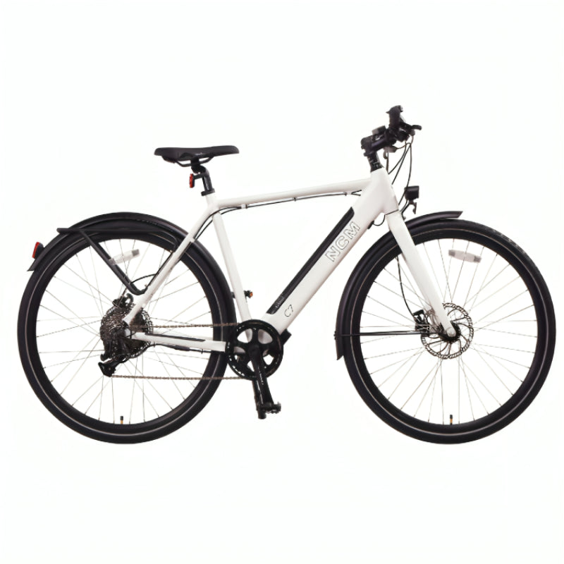 NCM C7 250W 36V Electric Bike White Right Side View