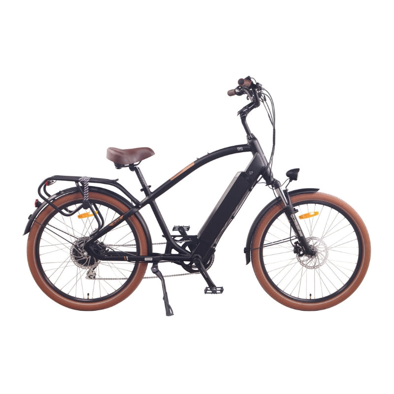 NCM Cru7 Cruiser 250W-500W 48V 19Ah 912Wh Battery E-Bike in Matt Black