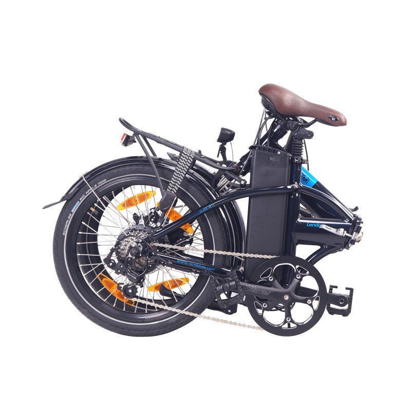 NCM London 250W 36V 15Ah Electric Bike Dark Blue Folded View