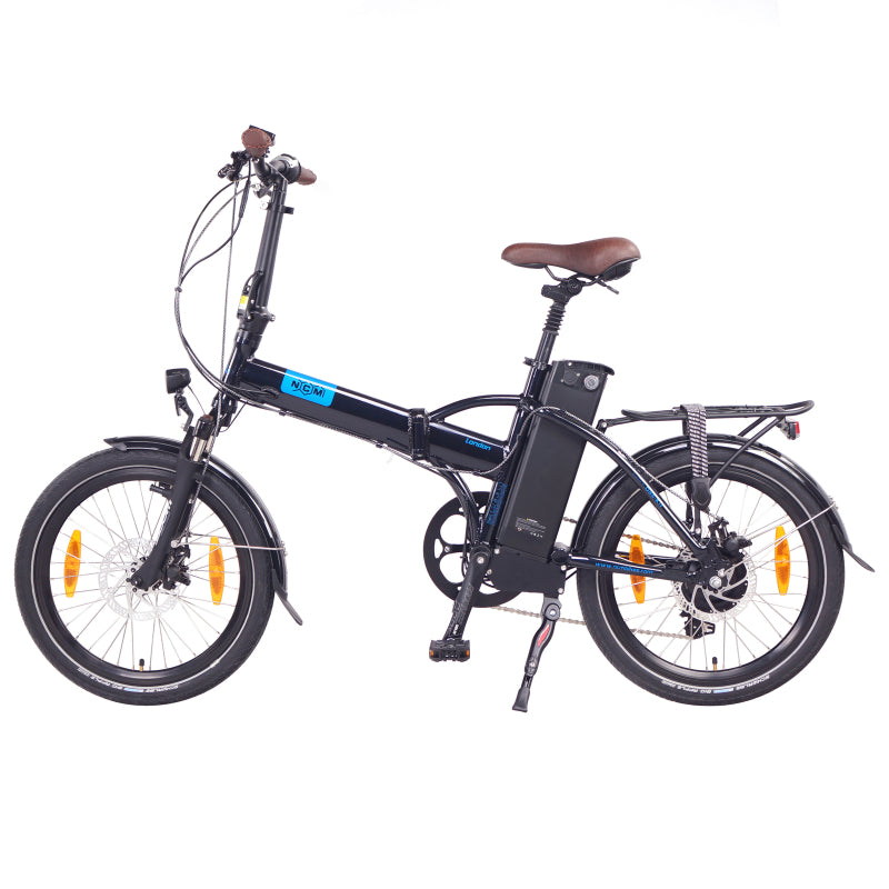 NCM London 250W 36V 15Ah Electric Bike Dark Blue Left Side View