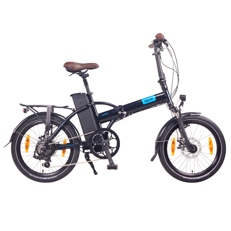 NCM London 250W 36V 15Ah Electric Bike Dark Blue Right Side View