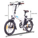 NCM London 250W 36V 15Ah Electric Bike White Size Guide