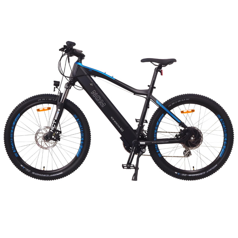 NCM M3 250W 48V 12Ah Electric Bike Black Left Side View