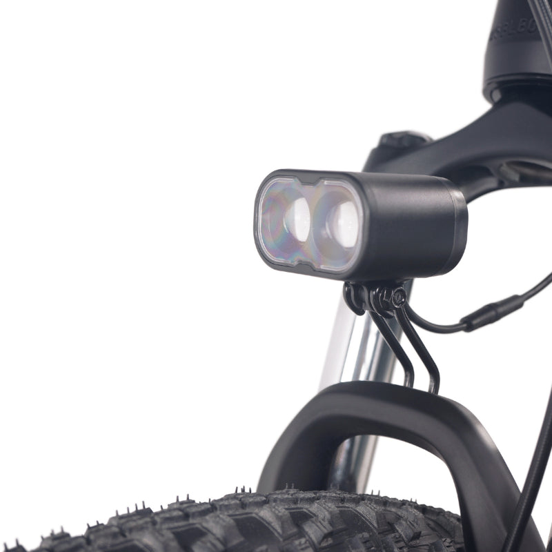 NCM M7 250W 48V 19Ah Electric Bike in Black Front Light View