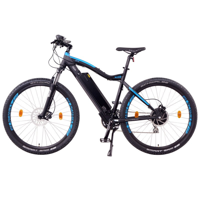 NCM Moscow Plus 250W 48V 16Ah Electric Bike Black Left Side View