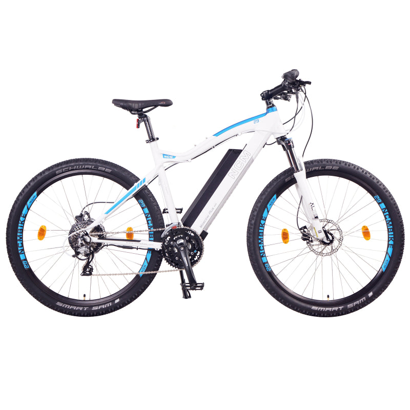 NCM Moscow Plus 250W 48V 16Ah Electric Bike White Right Side View