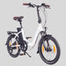 NCM Paris 250W 36V 15Ah Electric Bike in White Front Side View