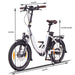 NCM Paris+ 250W 36V 19Ah Electric Bike White Size Guide