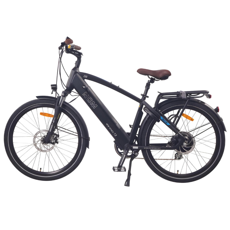 NCM T3 250W 48V 12Ah Electric Bike Black Left Side View