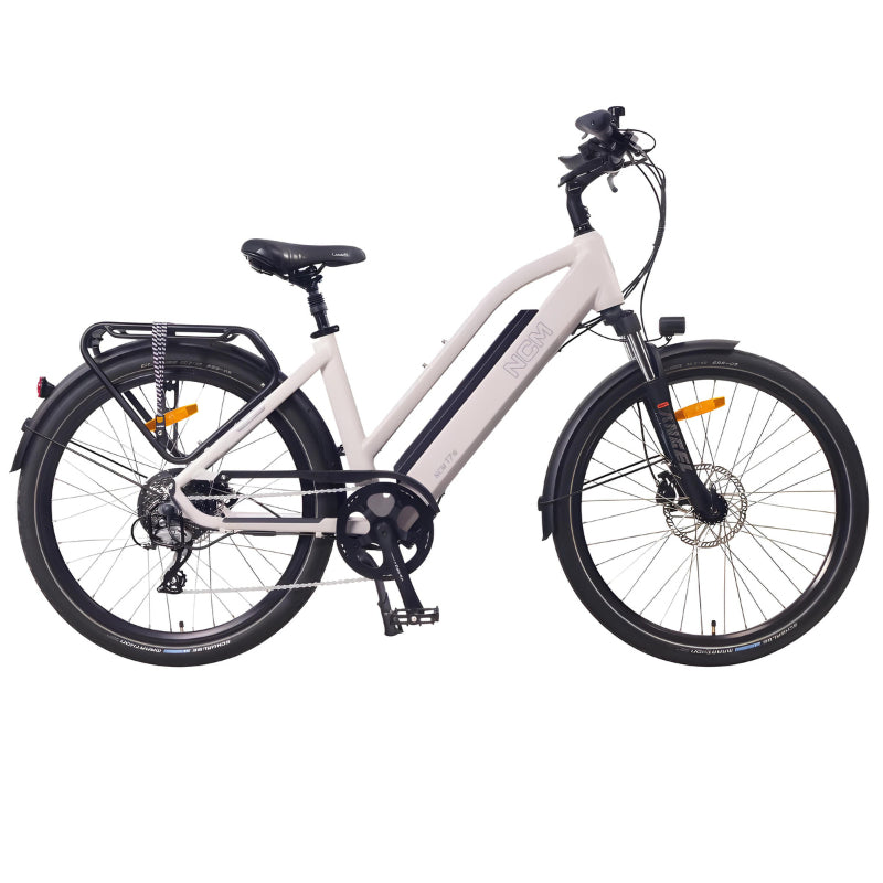 NCM T7S 250W 48V 19Ah Electric Bike Sand Right Side View