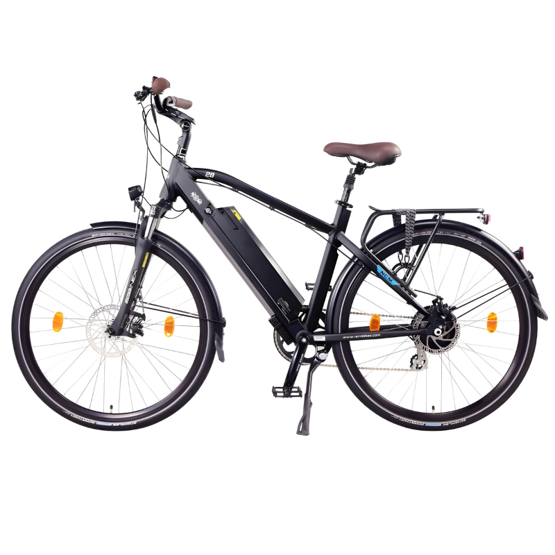 NCM Venice 250W 48V 13Ah Electric Bike in Black Left Side View