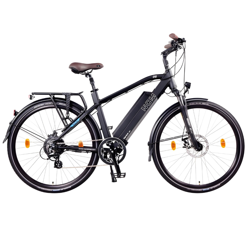 NCM Venice 250W 48V 13Ah Electric Bike in Black Right Side View