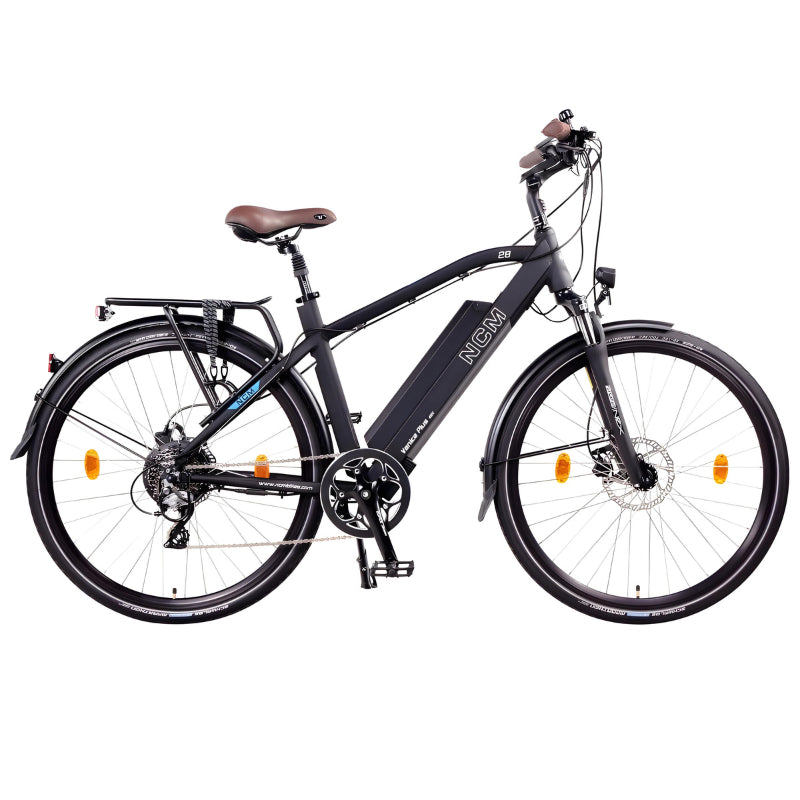 NCM Venice Plus 250W 48V 16Ah Electric Bike in Black Right Side View