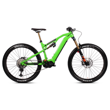 PATROL E-SIX Electric Bike Apple Green Side View