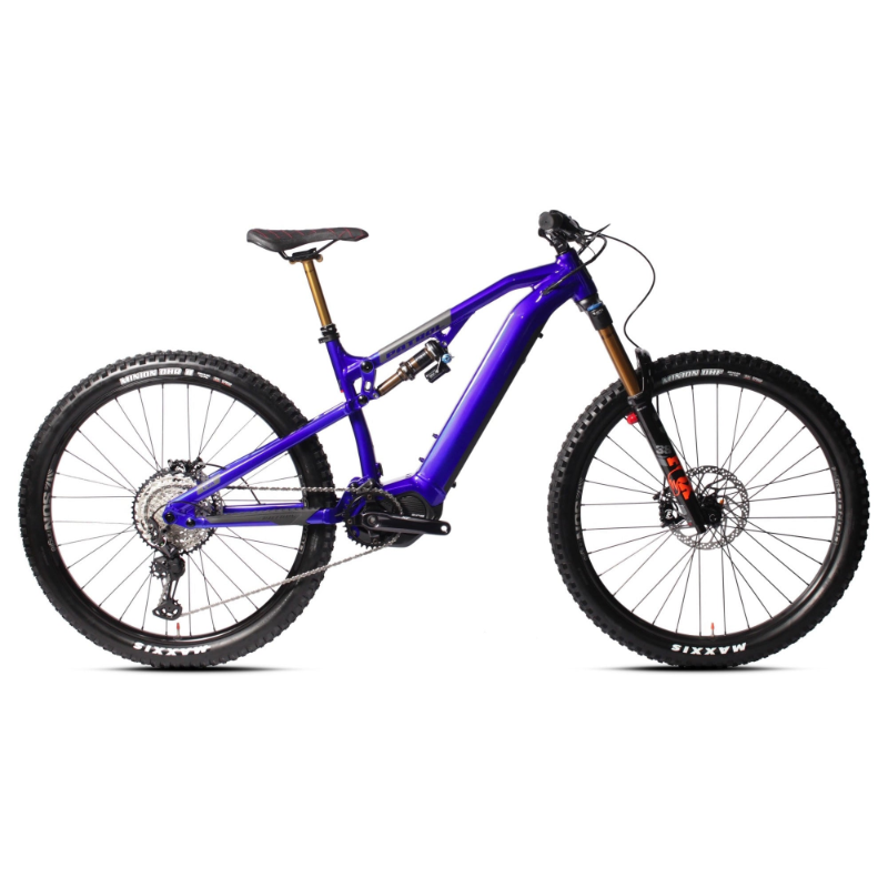 PATROL E-SIX Electric Bike Brilliant Blue Side View