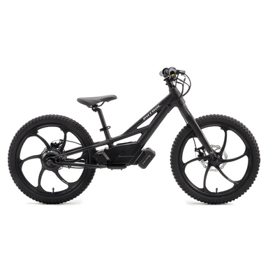 PATROL EMX 20 200W 18V Kids Electric Bike Charcoal Black Side View