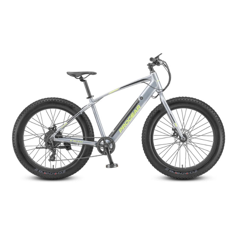 Progear E-Blast Electric Bike in Silver, 250W, 36V 10.4Ah