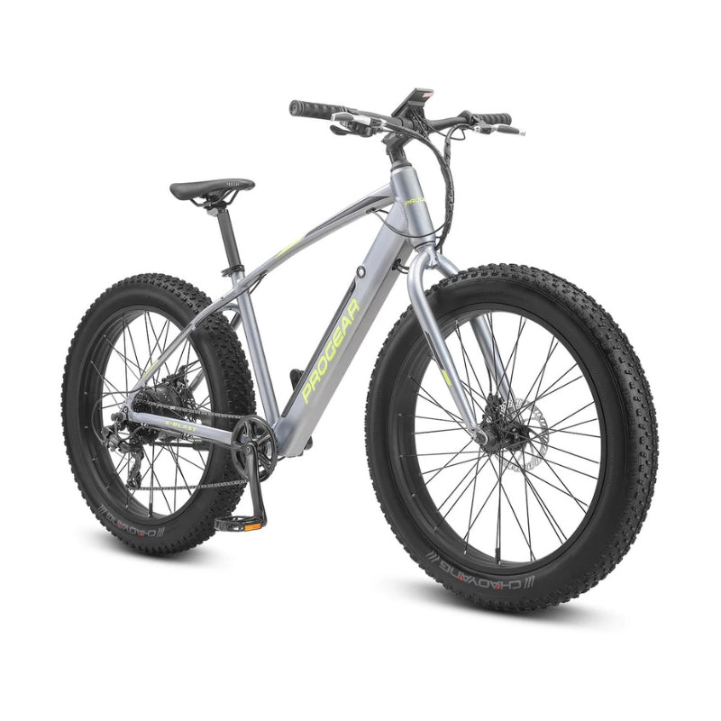 Progear E-Blast Electric Bike in Silver, 250W, 36V 10.4Ah