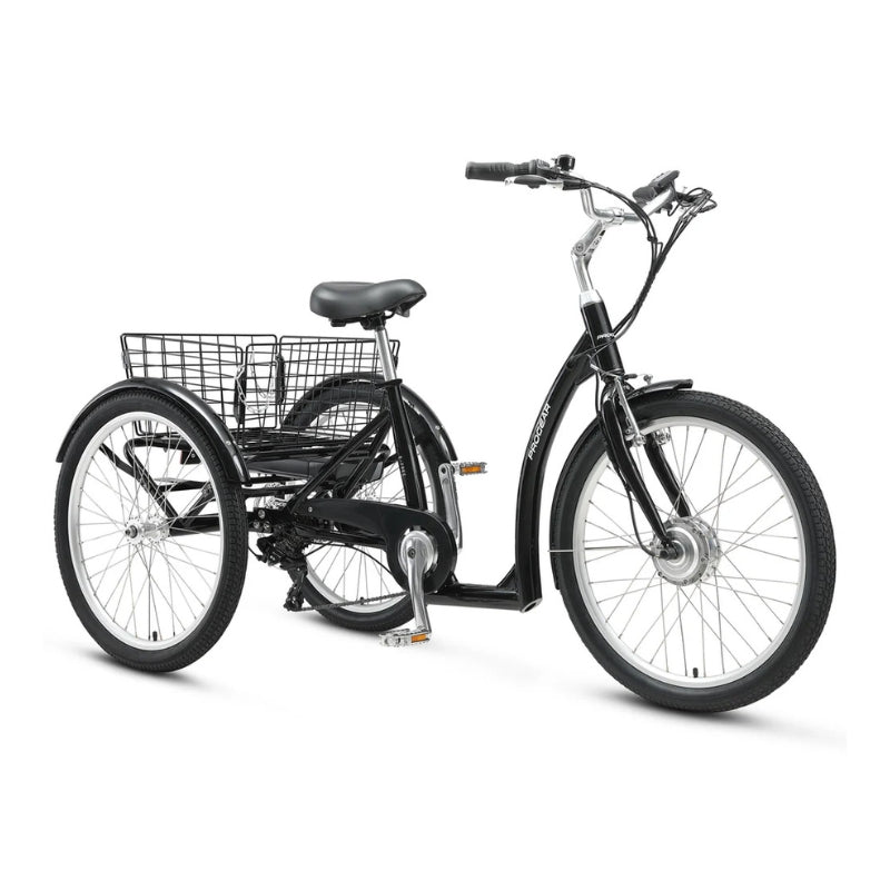 Progear E-Free 24" Electric Bike Trike in Black, 250W, 36V 10.4Ah