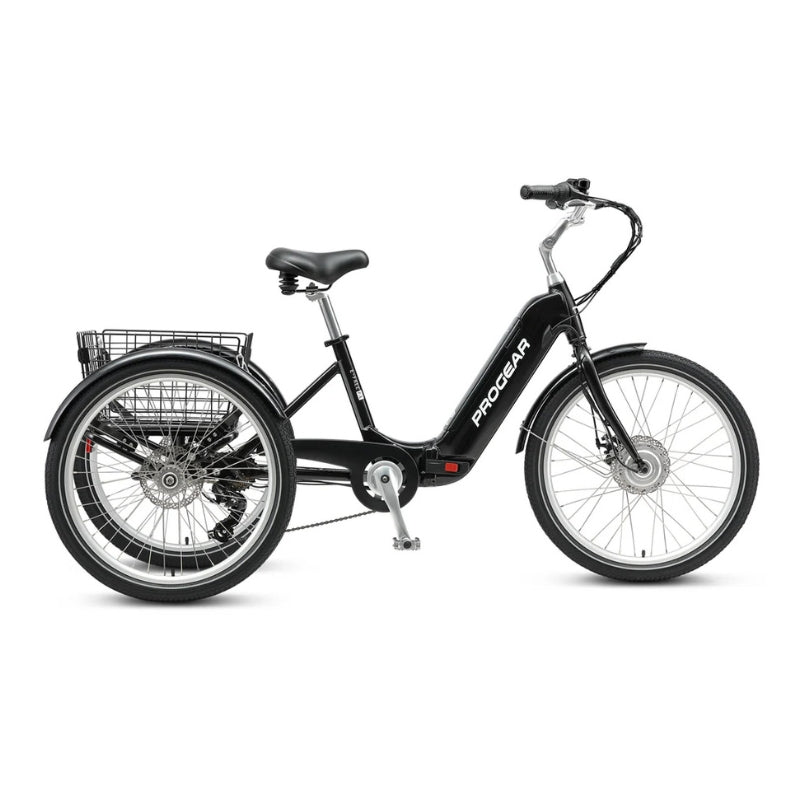 Progear E-Free FX 24 Electric Bike Trike Foldable in Black, 250W, 36V 10.4Ah