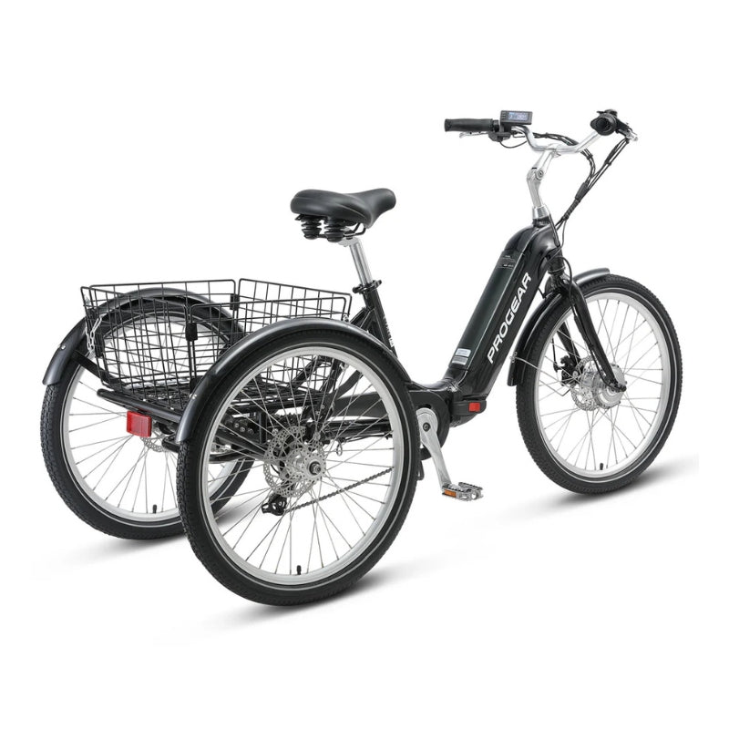 Progear E-Free FX 24 Electric Bike Trike Foldable in Black, 250W, 36V 10.4Ah