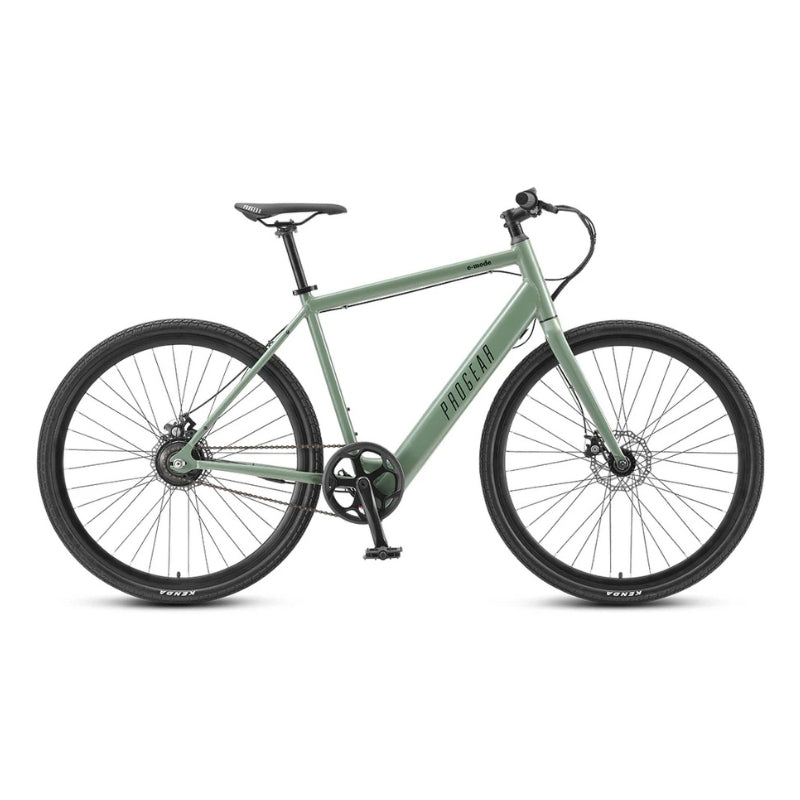 Progear E-Mode Electric Bike Flatbar in Army Green, 250W, 36V 9.6Ah