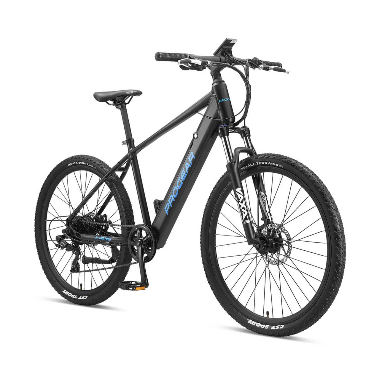 Progear E-Vantage Electric Bike Hardtail Mountain in Black, 250W, 36V 10.4Ah